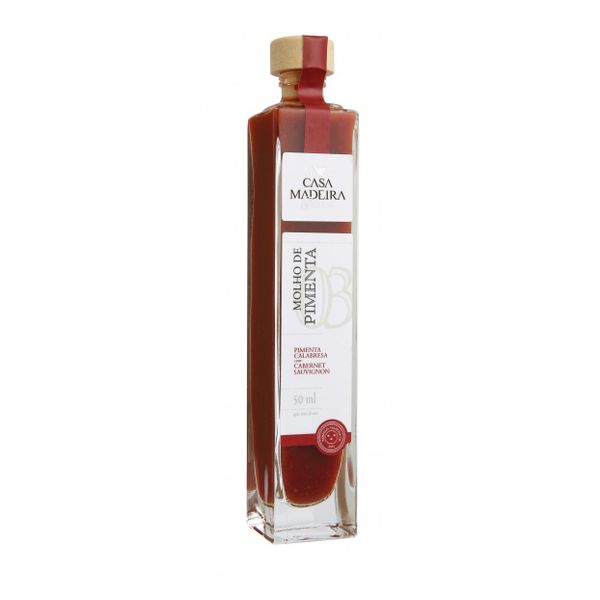 Molho de Pimenta Calabresa com Cabernet Sauvignon Casa Madeira 50g