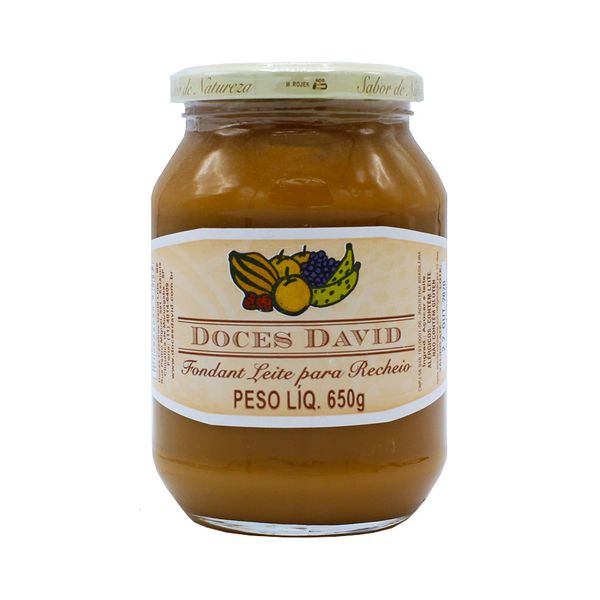 Fondant de Leite para Recheios Doces David 650g