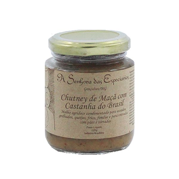 Chutney de Maça com Castanha Senhora das Especiarias 260g
