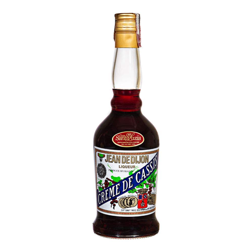 Licor Francês Creme de Cassis Jean de Dijon 670ml