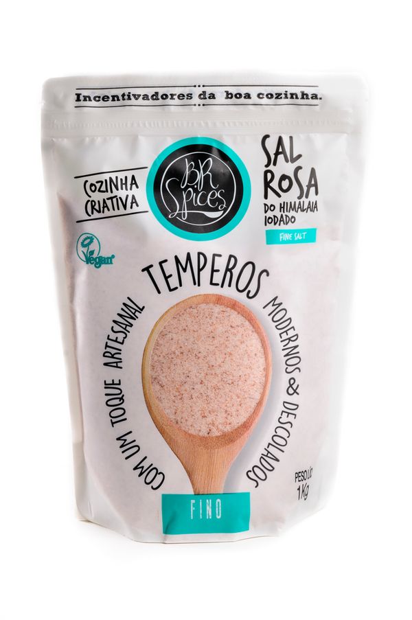 Sal Rosa Himalaia Moído BR Spices 1kg