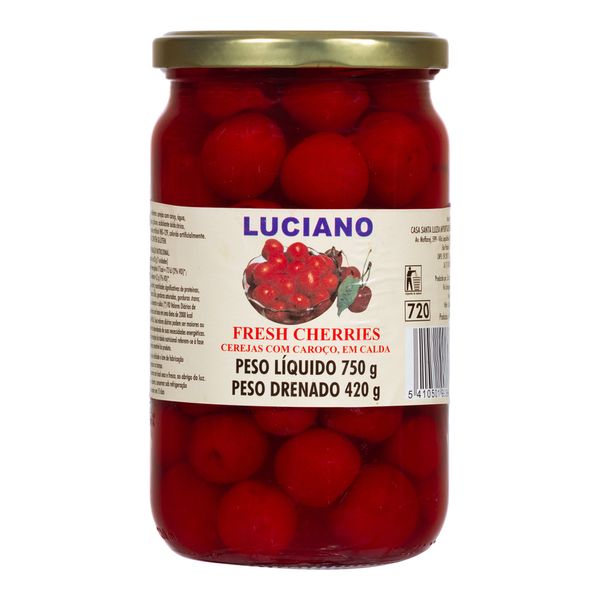 Cereja Com Caroço Luciano 420g