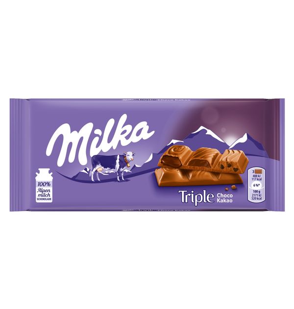 Chocolate Triple Choko Milka 90g