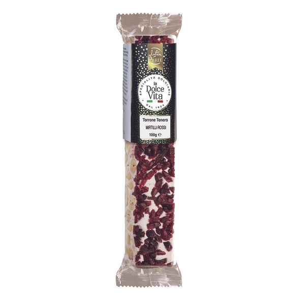 Torrone Com Amendoim e Cranberries La Dolce Vita 100g