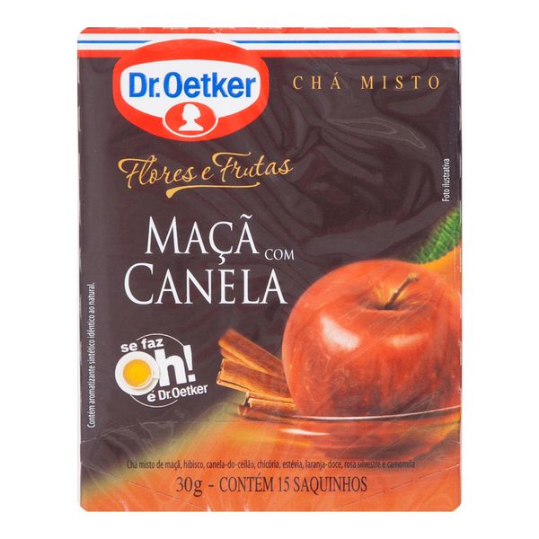 Chá Dr Oetker Maça Com Canela 15g