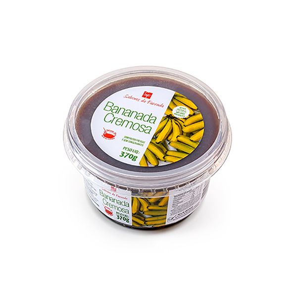 Pote de Bananada Cremosa Sabores da Fazenda 370g