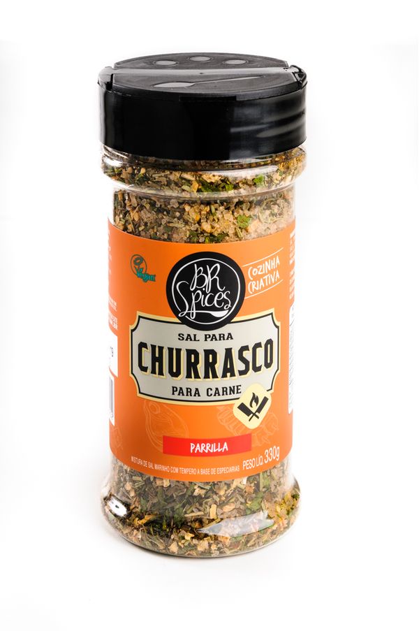 Tempero de Sal para Carne Para Churrasco BR Spices 330g