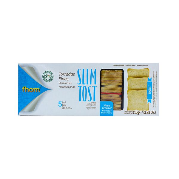 Torrada Slim Light Fhom 110g