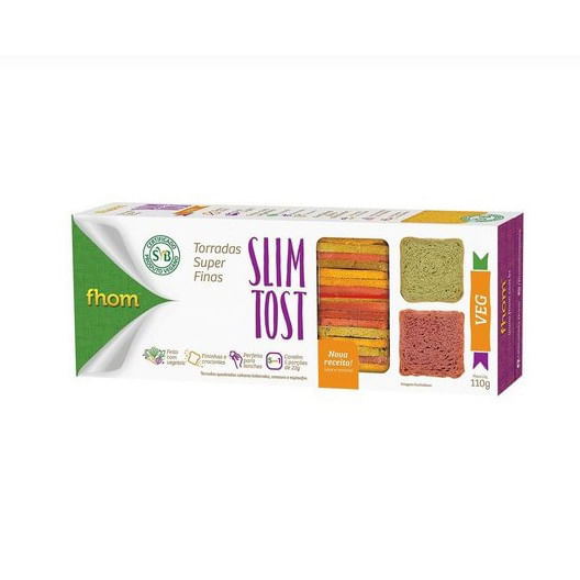 Torrada Cores Slim Fhom 110g