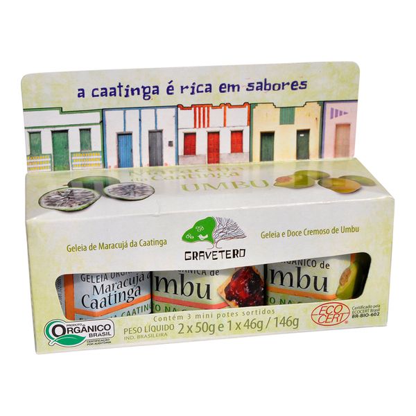 Kit Frutas da Caatinga Orgânico Gravetero 146g
