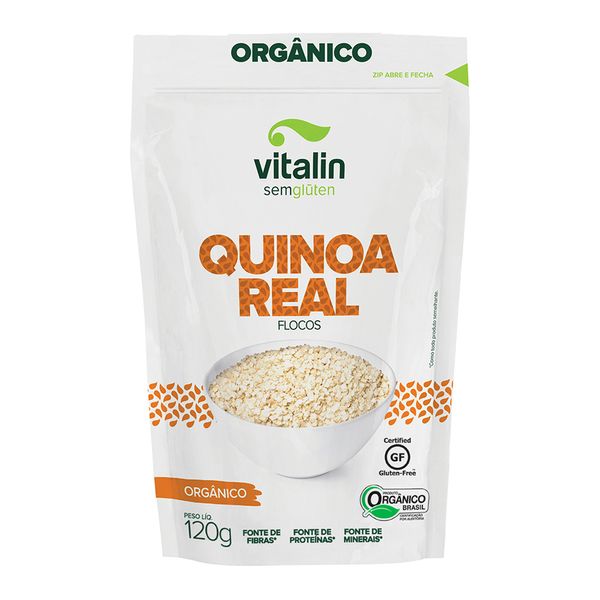 Quinoa Real Orgânica em Flocos Vitalin 120g