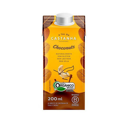 Bebida Choconuts Sem Lactose A Tal da Castanha 200ml