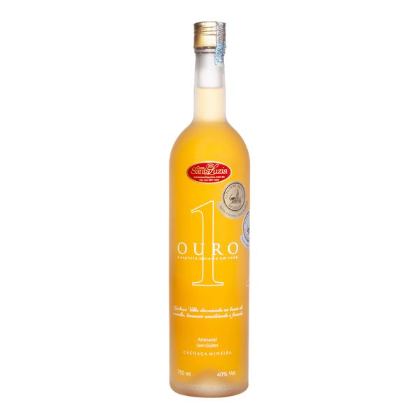 Cachaça Ouro 1 Velha 750ml