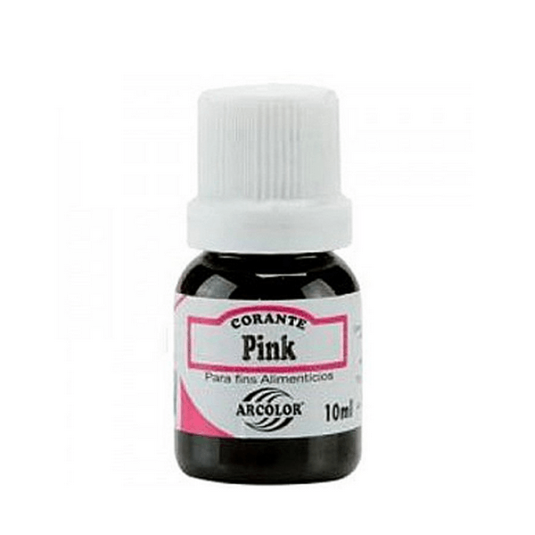 Corante Alimentício Pink Líquido Arcolor 10ml