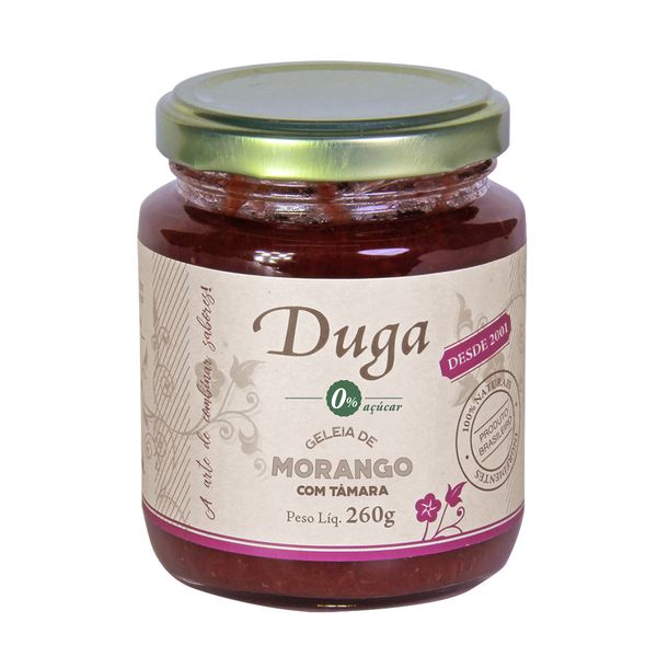 Geleia de Morango com Tâmara Duga Sabores 260g