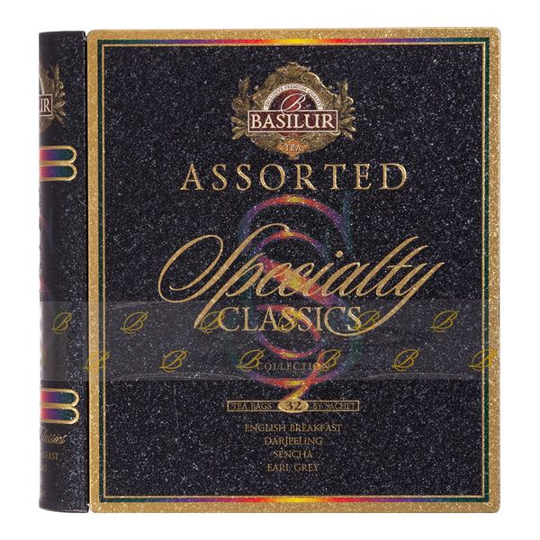 Chá Classics Assorted Livro Basilur 56g