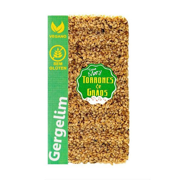 Torrone de Sementes de Gergelim Vegano Dona Mary 32g