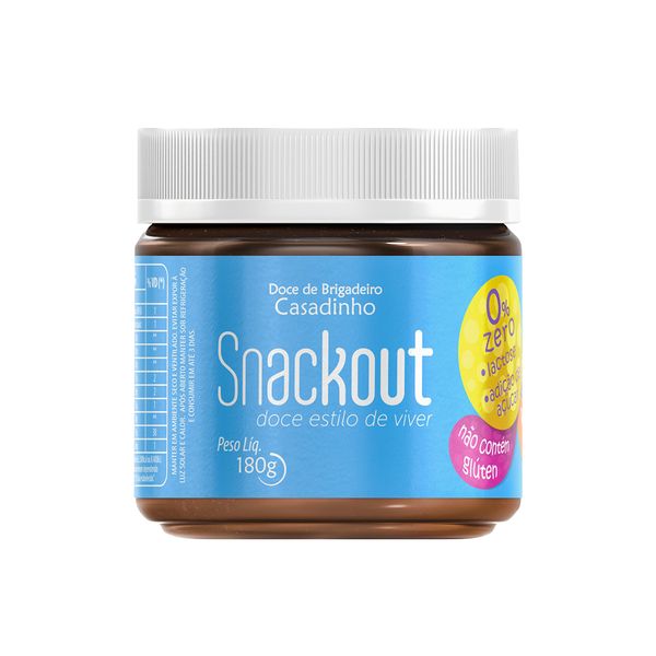 Doce de Brigadeiro Casadinho Snackout 180g