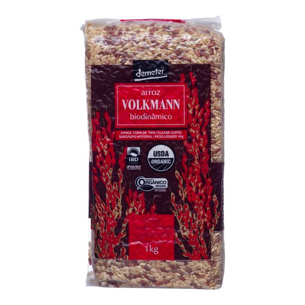 Arroz Cateto Vermelho Orgânico Volkmann – 1kg