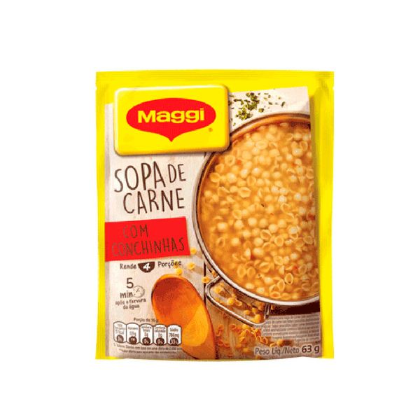 Sopa de Carne com Conchinhas Maggi 63g