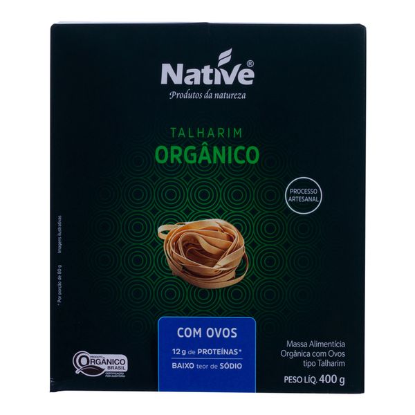 Macarrão Talharim Orgânico Com Ovos Nativel 400g