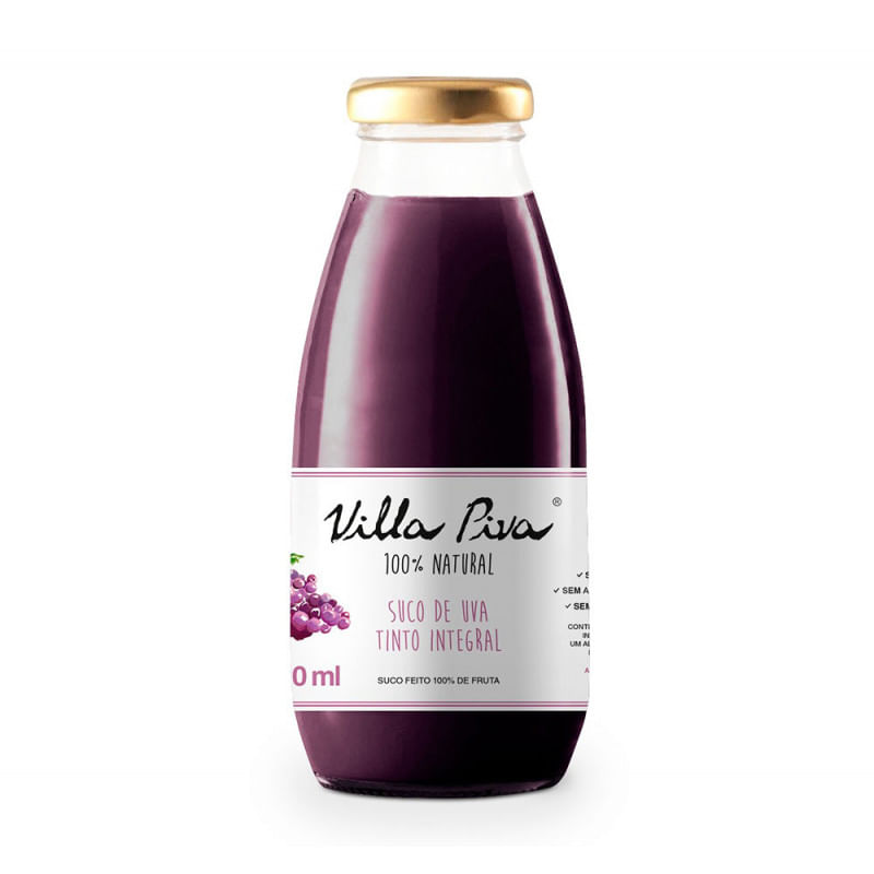 Suco de Uva Tinto Integral Villa Piva - 300ml