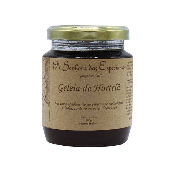Geleia de Hortelã Senhora das Especiarias 260g