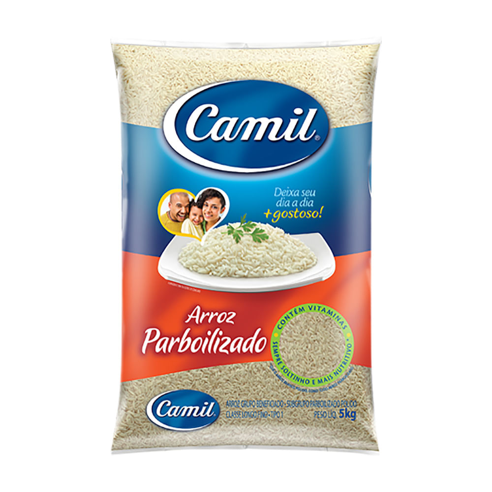 Arroz Parboilizado Camil 1kg - Casa Santa Luzia