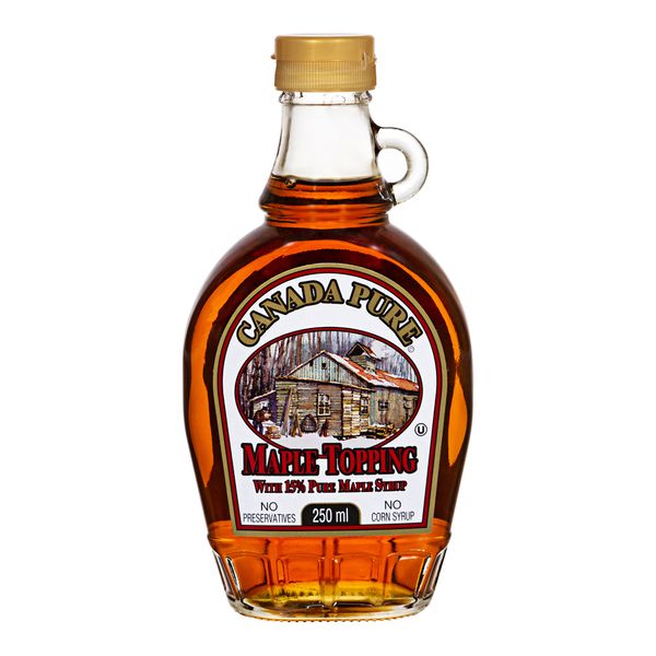 Xarope de Maple Topping Canada Pure 250ml