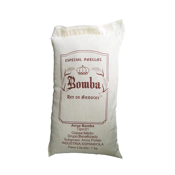 Arroz Bomba Especial Paellas Rey de Arroces 1kg