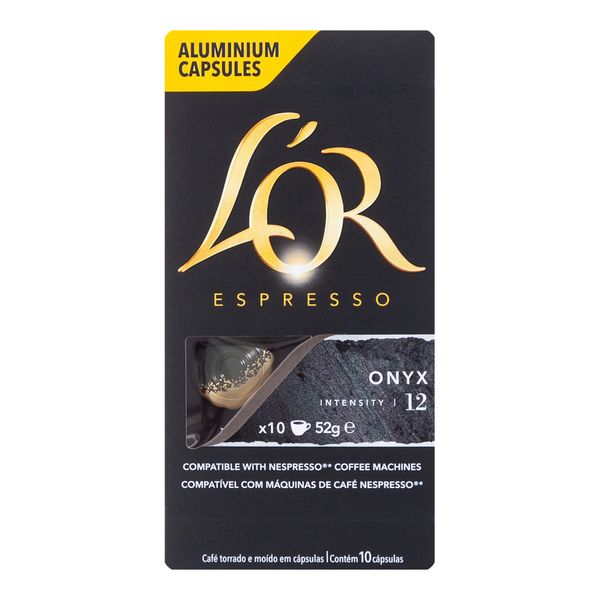 Café em Cápsulas Ponto L'or Espresso Onyx 10 Unidades