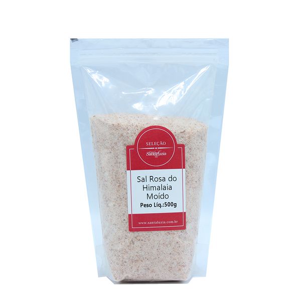Sal Rosa do Himalaia Moído Casa Santa Luzia 500g