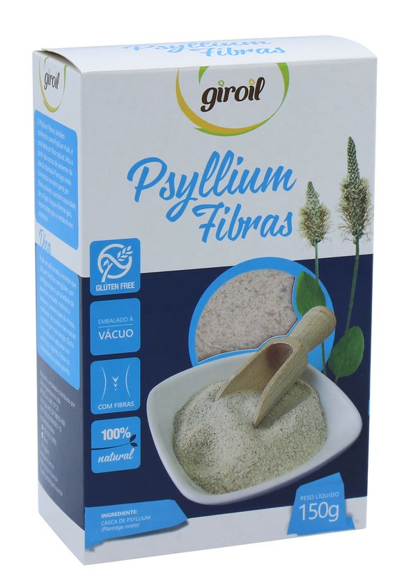 Psyllium Fibras Sem Glúten Giroil 150g