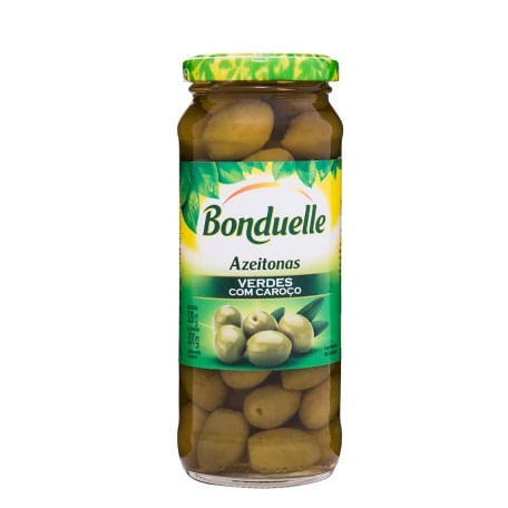 Azeitona Verde Com Caroço Bonduelle 320g/170g