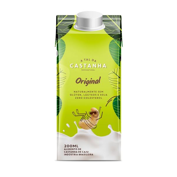 Bebida de Castanha de Caju Sem Lactose A Tal da Castanha 200ml