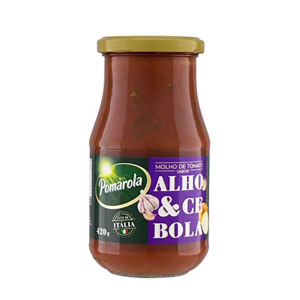 Molho de Alho e Cebola Pomarola 420g