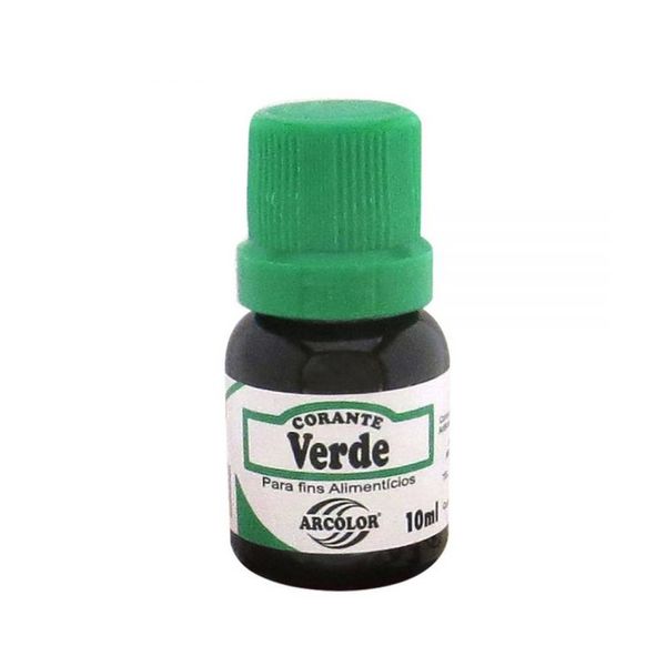 Corante Alimentício Verde Líquido Arcolor 10ml