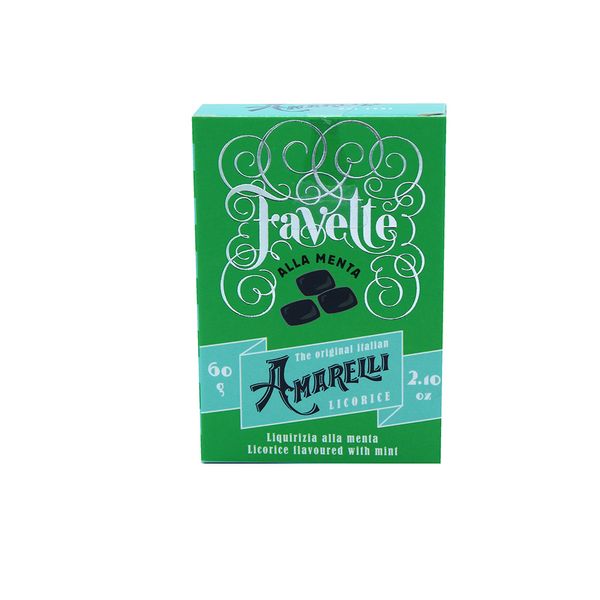Bala Alcaçuz com Menta Favette Amarelli 60g