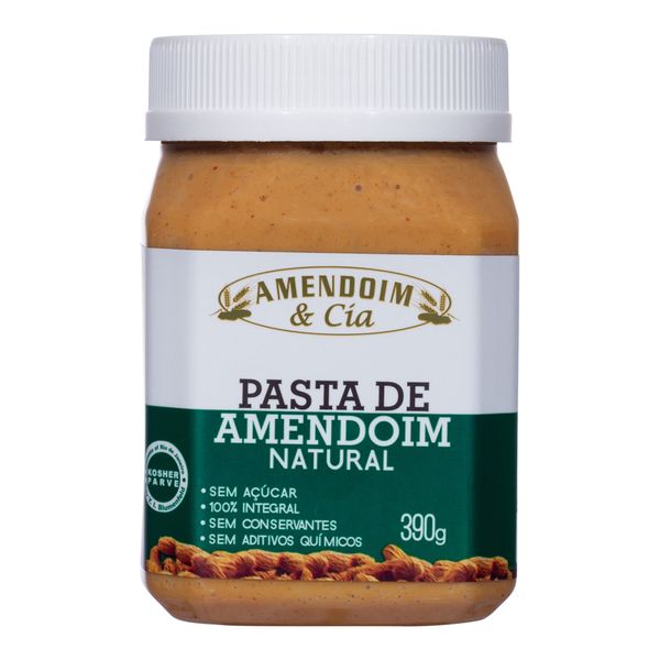 Creme de Amendoim Natural Amendoim & Cía 390g