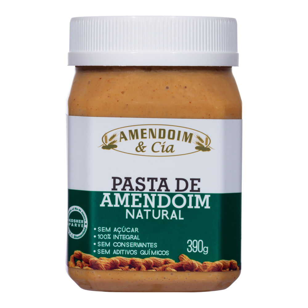 Creme de Amendoim Natural Amendoim & Cía 390g