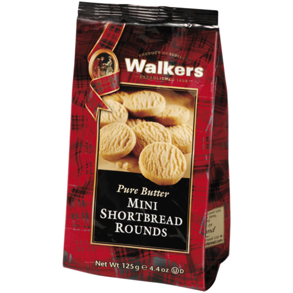 Biscoito Shotherbread Mini Rounds Walkers 125g