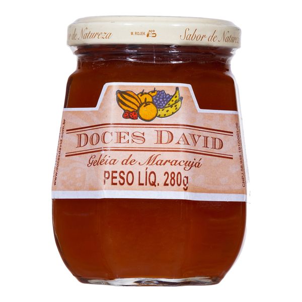 Geleia de Marácuja Doces David 280g