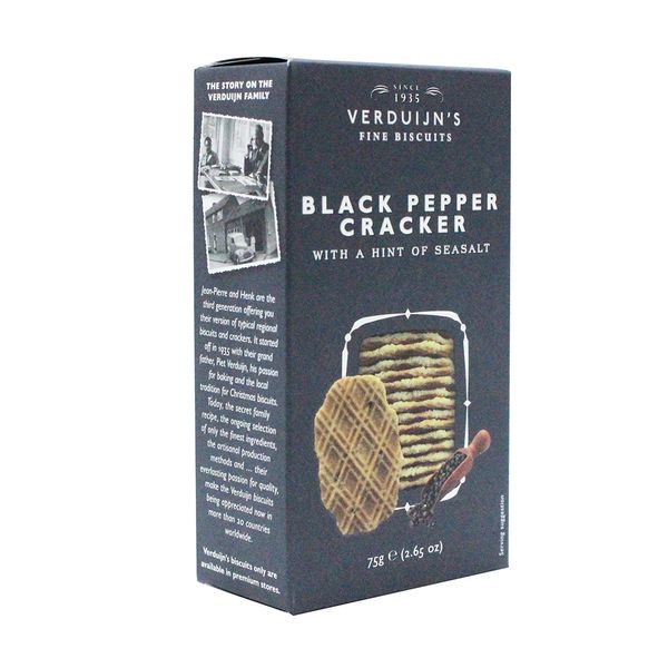 Wafer de Pimenta Preta com Sal Marinho Verduijn's 75g