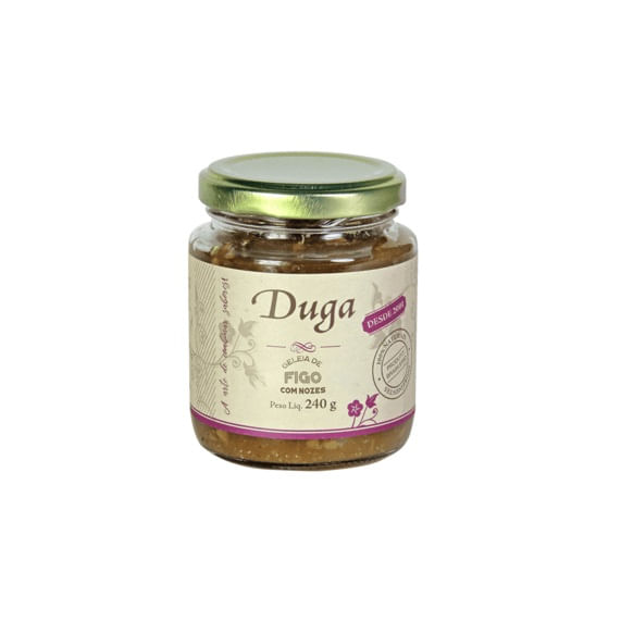 Geleia de Figo Com Nozes Duga 260g