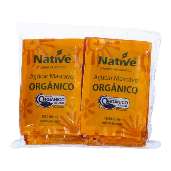 Kit Açúcar Mascavo Orgânico Native 20X4g