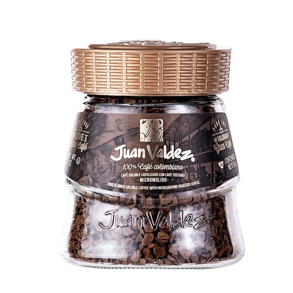 Café Soluvel em Vidro Juan Valdez 95g