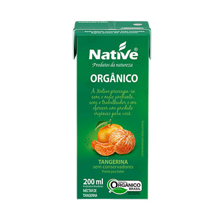 Néctar Orgânico de Tangerina Native 200ml