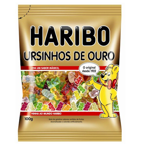 Bala Ursinho de Ouro Haribo 100g