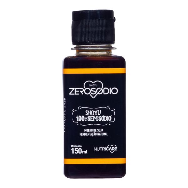 Shoyu Zero Sódio 98% Menos Sódio NutriCare 150ml