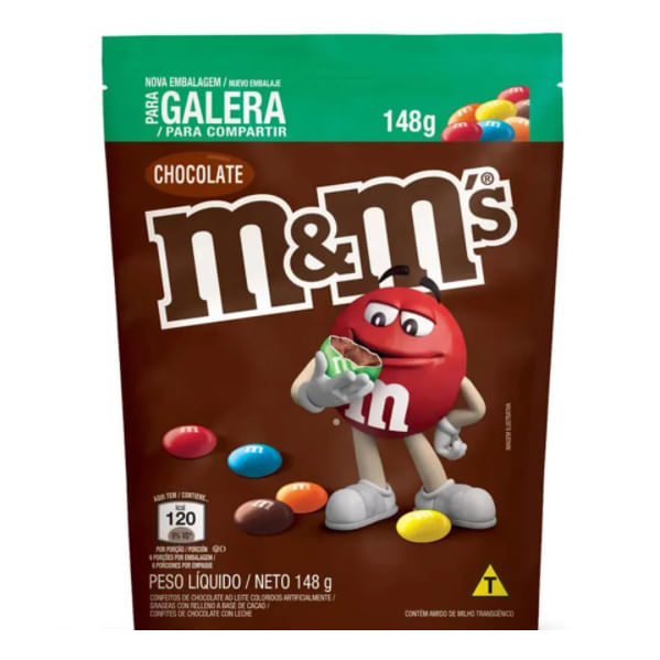 Chocolate M&M ao leite 148g